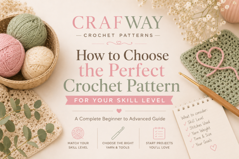 How to Choose the Perfect Crochet Pattern for Your Skill Level: A Complete Beginner to Advanced Guide
